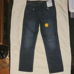 Cat & Jack Girl's Deep Indigo Straight Jeans